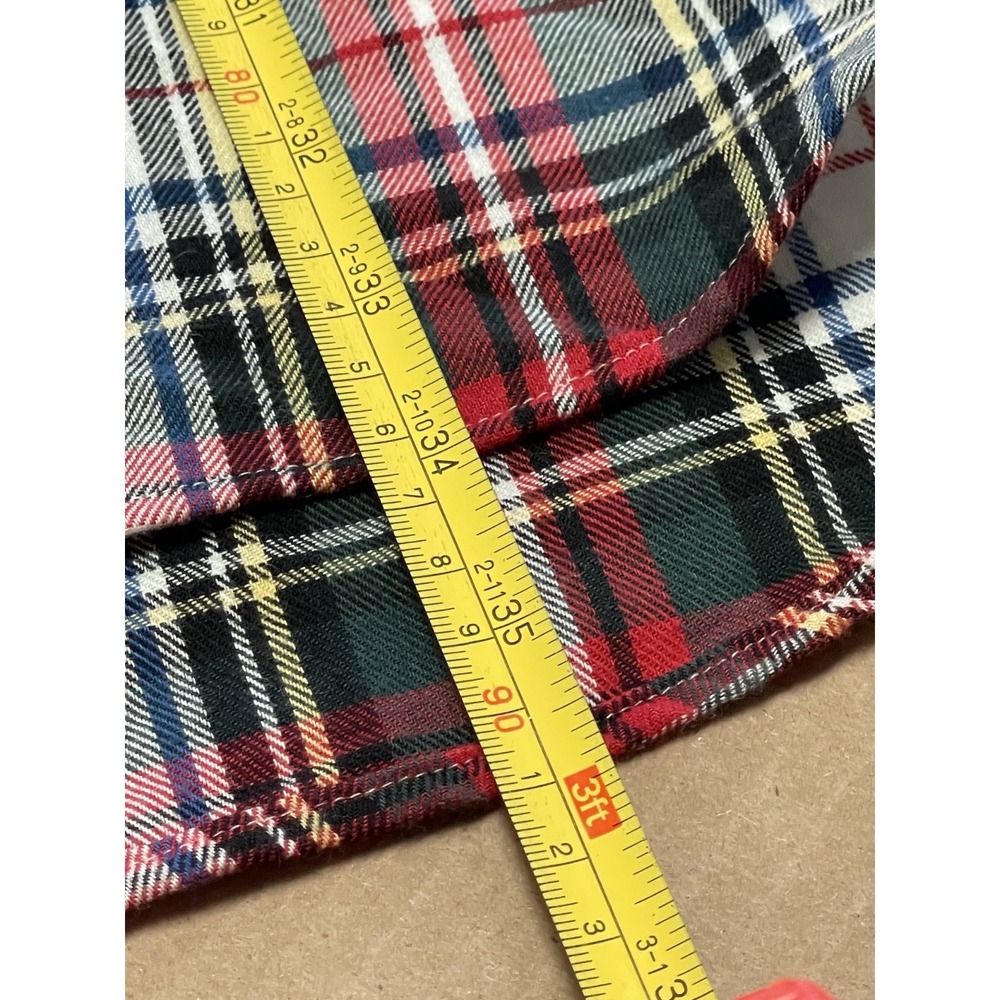 Ralph Lauren Shirt Mens 3XB Big Tartan Red/White Plaid Long Sleeve Flannel‎ - Picture 11 of 12